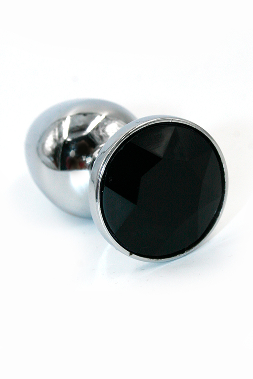 Анальная пробка "Small" хромированная dark blue KL-H007M