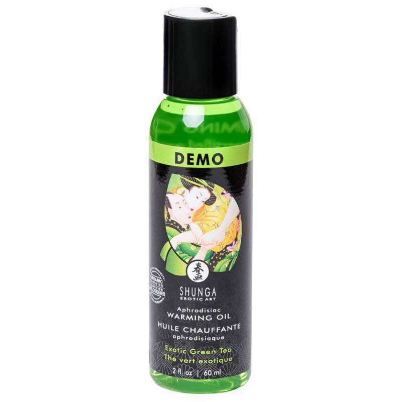 Интимное массажное масло Экзотический зеленый чай 60ml