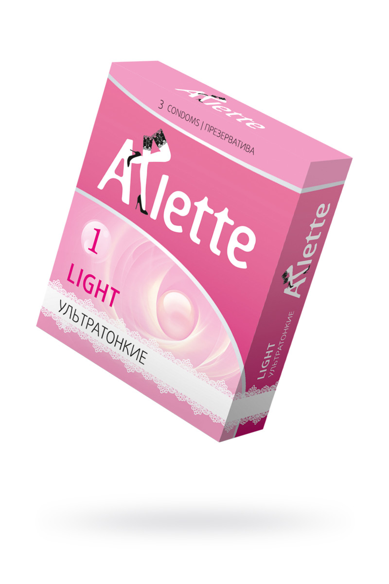 Презервативы ARLETTE" №3, LIGHT ультратонкие